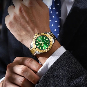 POEDAGAR Luxury Quartz Man Watch Waterproof Luminous Date Week Men Watch Military Stainless Steel Men's Watches Sport Male Clock