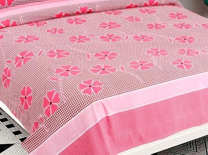 1 Double Bedsheet with 2 Pillow Covers