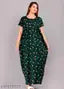 Women's Pure Cotton Printed Maxi Nightdress /Nighty Multicolor (Pack of 2)