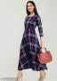 Polyster/Crepe fabric-Adrika Fashionable Kurtis