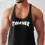Faricon Gym Vest For Men's Tank Top yellow black
