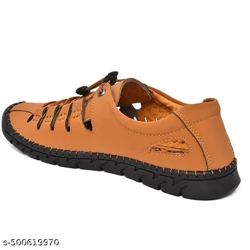 LATEST TRENDING FASHIONABLE TAN Roman Sandal For Men