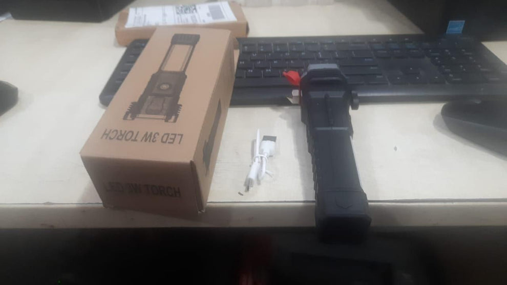 Portable Rechargeable Torch LED Flashlight 