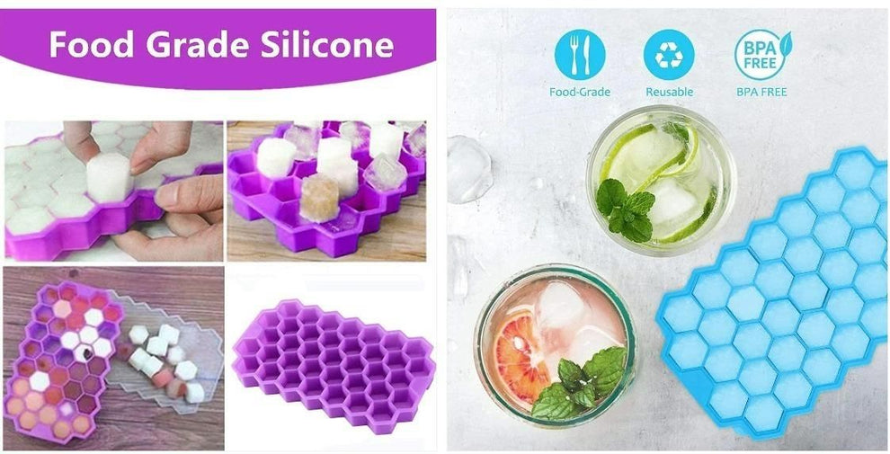 Ice Cube Maker Tray (Pack of 2) 