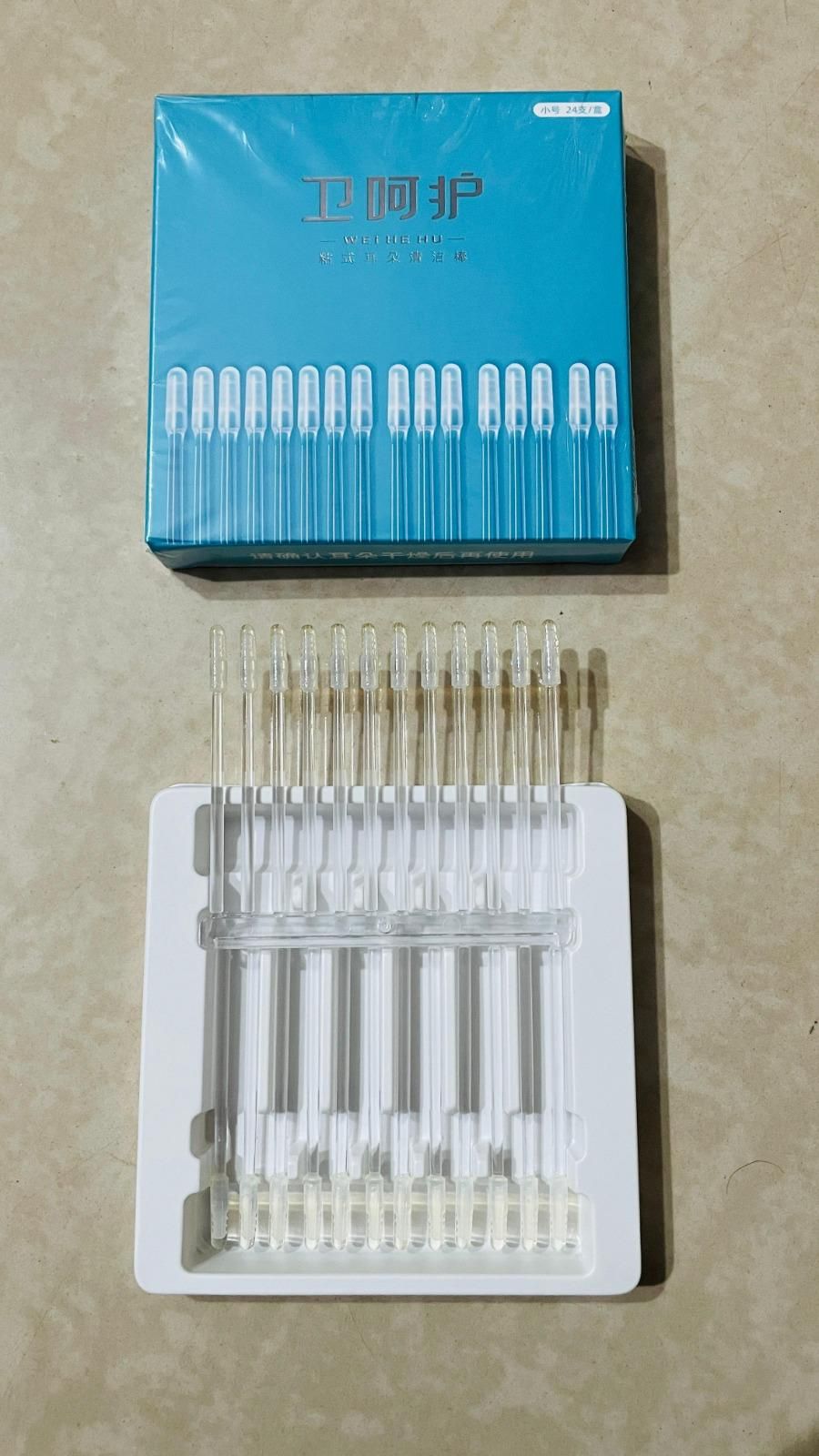 24 Pcs Ear Wax Cleaner Sticks 