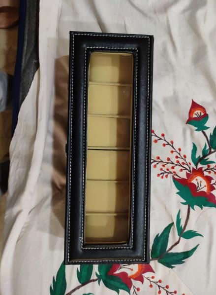 Wood Watch Box Organizer with Glass Display 
