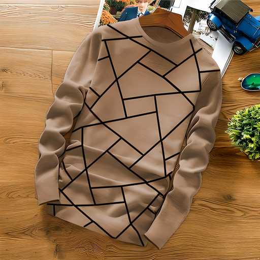Cotton Blend Printed Full Sleeves Regular Fit Sweatshirts 