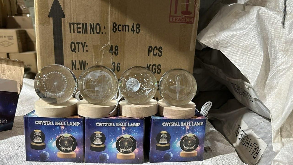 3D Crystal Lamp Ball(Assorted Design) 