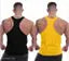 Faricon Gym Vest For Men's Tank Top yellow black